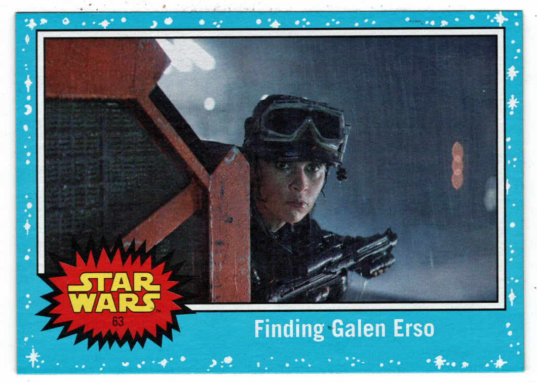 Finding Galen Erso (Trading Card) - Star Wars - Journey to the Last Jedi - 2017 Topps # 63 - Mint