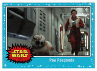 Poe Responds (Trading Card) - Star Wars - Journey to the Last Jedi - 2017 Topps # 97 - Mint