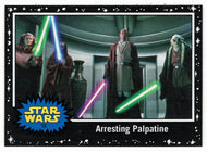 Arresting Palpatine - BLACK STARFIELD (Trading Card) - Star Wars - Journey to the Last Jedi - 2017 Topps # 59 - Mint