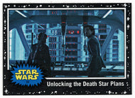 Unlocking The Death Star Plans - BLACK STARFIELD (Trading Card) - Star Wars - Journey to the Last Jedi - 2017 Topps # 64 - Mint
