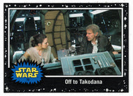 Off to Takodana - BLACK STARFIELD (Trading Card) - Star Wars - Journey to the Last Jedi - 2017 Topps # 78 - Mint