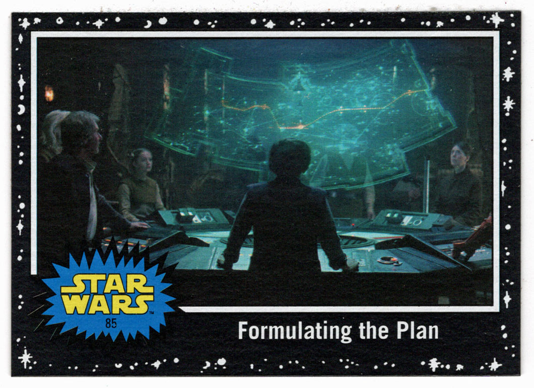 Formulating The Plan - BLACK STARFIELD (Trading Card) - Star Wars - Journey to the Last Jedi - 2017 Topps # 85 - Mint