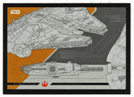 Millennium Falcon - Blueprints (Trading Card) - Star Wars - Journey to the Last Jedi - 2017 Topps # 5 - Mint