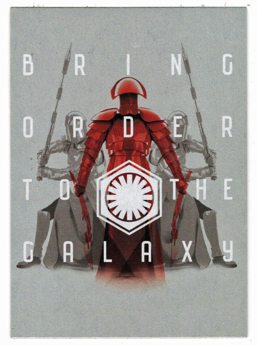 Bring Order to The Galaxy - Darkness Rises (Trading Card) - Star Wars - Journey to the Last Jedi - 2017 Topps # 2 - Mint