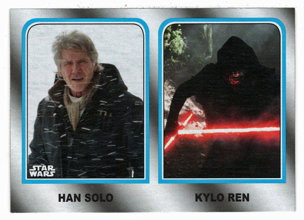 Han Solo - Kylo Ren - Family Legacy (Trading Card) - Star Wars - Journey to the Last Jedi - 2017 Topps # 3 - Mint