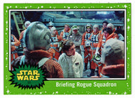 Briefing Rogue Squadron - GREEN STARFIELD (Trading Card) - Star Wars - Journey to the Last Jedi - 2017 Topps # 31 - Mint