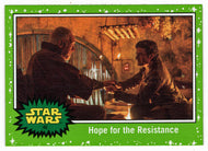 Hope for The Resistance - GREEN STARFIELD (Trading Card) - Star Wars - Journey to the Last Jedi - 2017 Topps # 40 - Mint