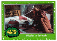 Mission to Geonosis - GREEN STARFIELD (Trading Card) - Star Wars - Journey to the Last Jedi - 2017 Topps # 54 - Mint