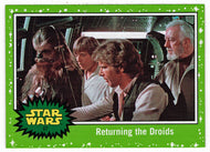 Returning The Droids - GREEN STARFIELD (Trading Card) - Star Wars - Journey to the Last Jedi - 2017 Topps # 67 - Mint