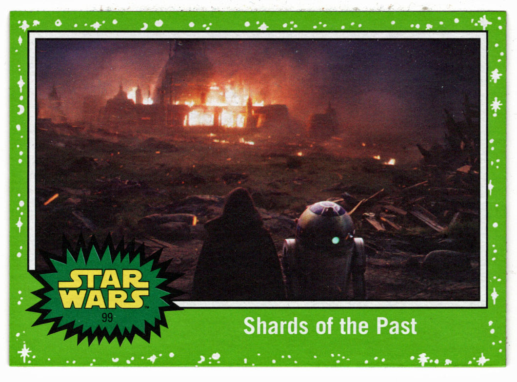 Shards of The Past - GREEN STARFIELD (Trading Card) - Star Wars - Journey to the Last Jedi - 2017 Topps # 99 - Mint