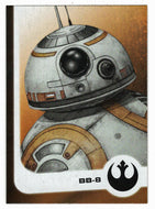 BB-8 - Illustrated Characters (Trading Card) - Star Wars - Journey to the Last Jedi - 2017 Topps # 8 - Mint
