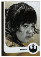 Rose - Illustrated Characters (Trading Card) - Star Wars - Journey to the Last Jedi - 2017 Topps # 10 - Mint