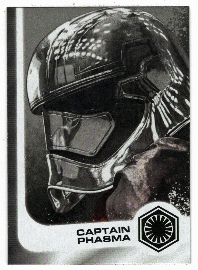 Captain Phasma - Illustrated Characters (Trading Card) - Star Wars - Journey to the Last Jedi - 2017 Topps # 14 - Mint
