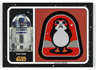 R2-D2 - Galactic Emblem Patch Relics (Trading Card) - Star Wars - Journey to the Last Jedi - 2017 Topps # MP-D2 - Mint