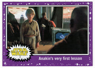 Anakin's Very First Lesson - PURPLE (Trading Card) - Star Wars - Journey to the Last Jedi - 2017 Topps # 2 - Mint
