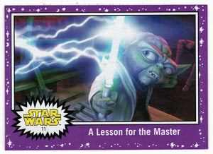 A Lesson for The Master - PURPLE (Trading Card) - Star Wars - Journey to the Last Jedi - 2017 Topps # 11 - Mint