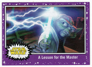 A Lesson for The Master - PURPLE (Trading Card) - Star Wars - Journey to the Last Jedi - 2017 Topps # 11 - Mint
