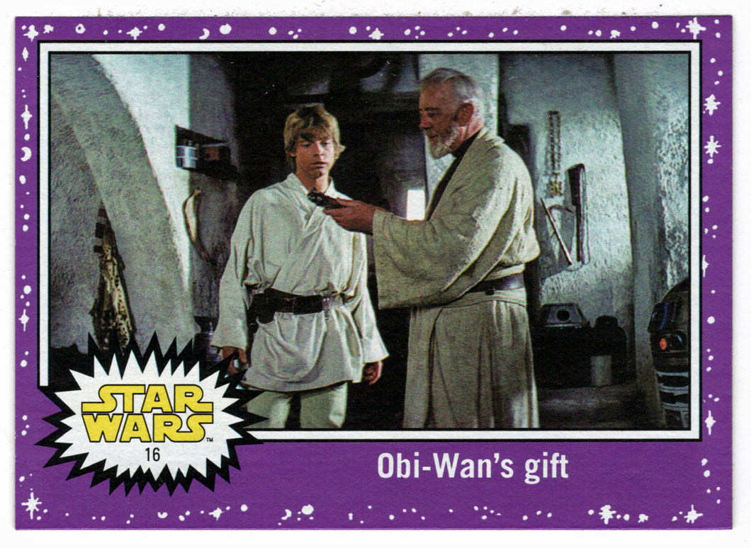 Obi-Wan's Gift - PURPLE (Trading Card) - Star Wars - Journey to the Last Jedi - 2017 Topps # 16 - Mint