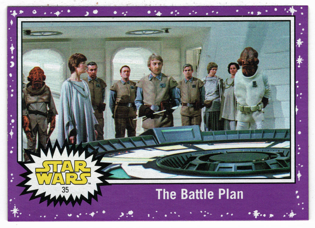 The Battle Plan - PURPLE (Trading Card) - Star Wars - Journey to the Last Jedi - 2017 Topps # 35 - Mint