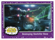 Destroying Starkiller Base - PURPLE (Trading Card) - Star Wars - Journey to the Last Jedi - 2017 Topps # 48 - Mint