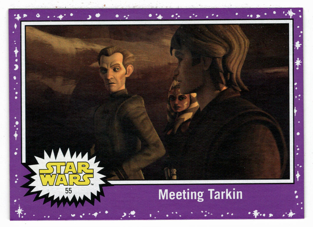 Meeting Tarkin - PURPLE (Trading Card) - Star Wars - Journey to the Last Jedi - 2017 Topps # 55 - Mint