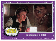 In Search of a Pilot - PURPLE (Trading Card) - Star Wars - Journey to the Last Jedi - 2017 Topps # 66 - Mint