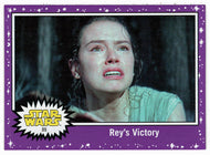 Rey's Victory - PURPLE (Trading Card) - Star Wars - Journey to the Last Jedi - 2017 Topps # 89 - Mint