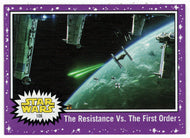 The Resistance Vs. The First Order - PURPLE (Trading Card) - Star Wars - Journey to the Last Jedi - 2017 Topps # 108 - Mint