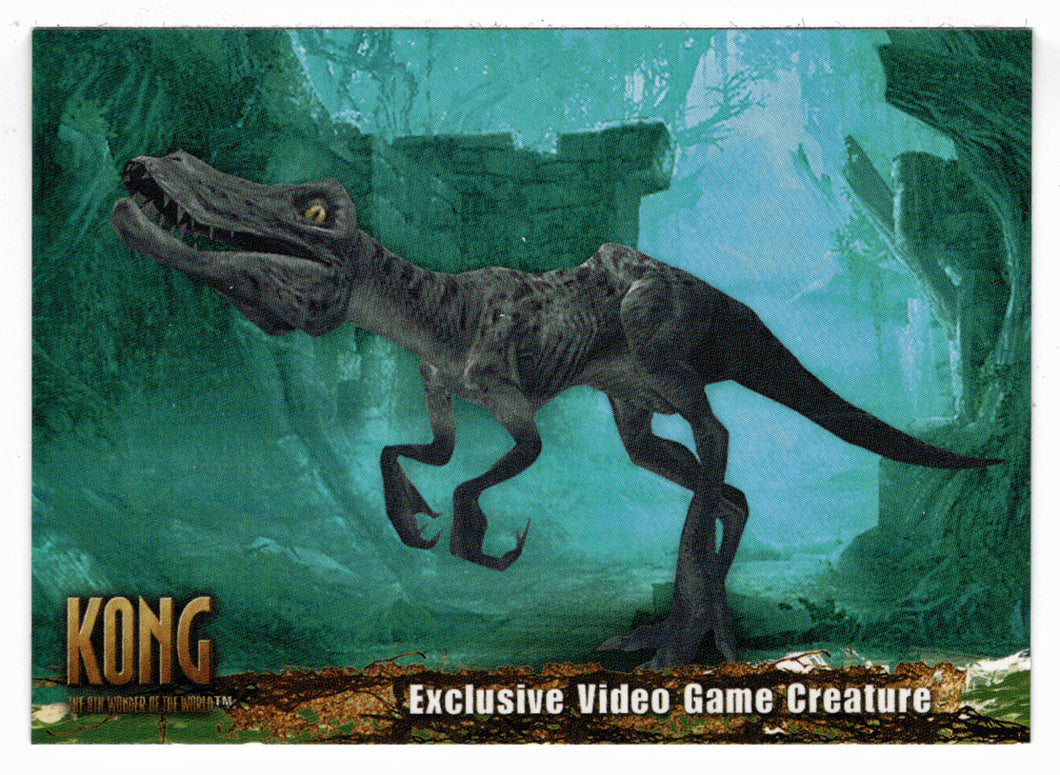 Exclusive Video Game Creature: This Creature is Very Fast - King Kong - The 8th Wonder of the World - 2005 Topps # C3 - Mint