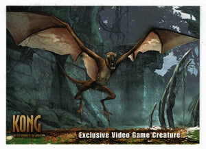 Exclusive Video Game Creature: This Creature is Slow While Attacking - King Kong - The 8th Wonder of the World - 2005 Topps # C4 - Mint