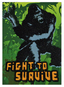Textured Flocked: Fight to Survive - King Kong - The 8th Wonder of the World - 2005 Topps # 4 - Mint