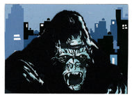 Textured Flocked: Kong with the City Backdrop - King Kong - The 8th Wonder of the World - 2005 Topps # 5 - Mint