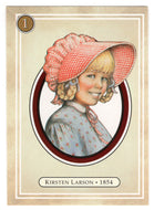 Kirsten - Introducing Kirsten Larson - American Girl (Trading Card) # 1 - 1994 Pleasant Company - Mint