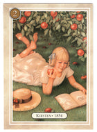 Kirsten - Time to Read - American Girl (Trading Card) # 2 - 1994 Pleasant Company - Mint