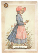 Kirsten - Meet Kirsten - American Girl (Trading Card) # 3 - 1994 Pleasant Company - Mint