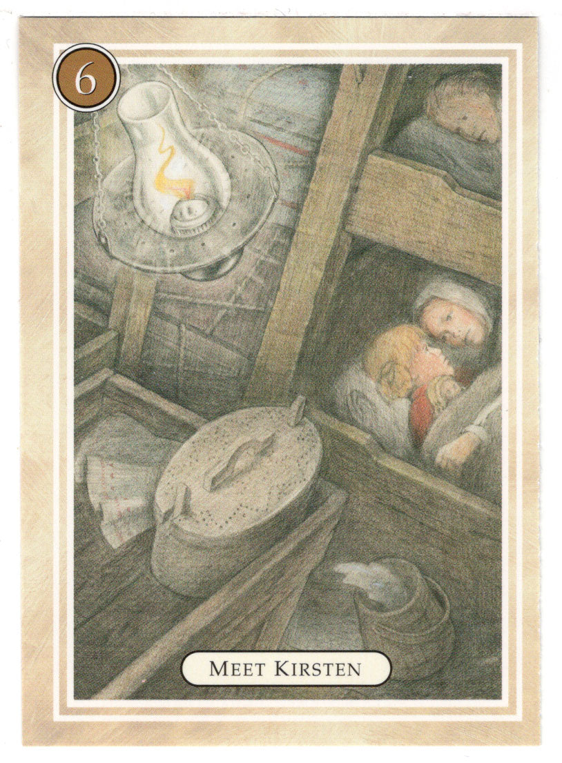 Kirsten - Aboard the Eagle - American Girl (Trading Card) # 6 - 1994 Pleasant Company - Mint