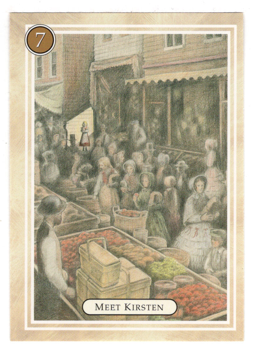 Kirsten - Lost - American Girl (Trading Card) # 7 - 1994 Pleasant Company - Mint