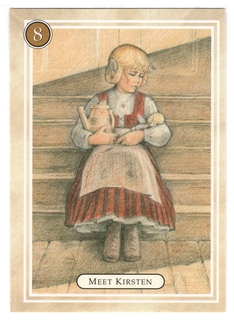 Kirsten - All Alone - American Girl (Trading Card) # 8 - 1994 Pleasant Company - Mint