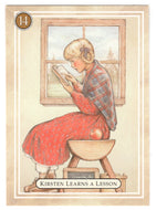 Kirsten - Learning a Lesson, School Days - American Girl (Trading Card) # 14 - 1994 Pleasant Company - Mint