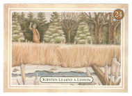 Kirsten - Learning a Lesson, A Friend Leaves - American Girl (Trading Card) # 24 - 1994 Pleasant Company - Mint