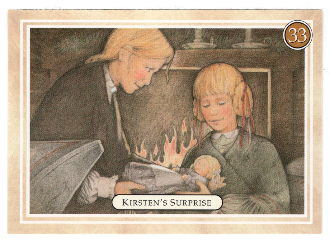 Kirsten - Surprise, Sari at Last - American Girl (Trading Card) # 33 - 1994 Pleasant Company - Mint