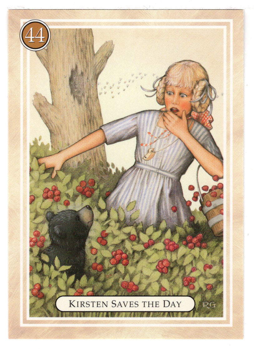 Kirsten - Saves the Day, Berries and a Bear - American Girl (Trading Card) # 44 - 1994 Pleasant Company - Mint