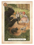 Kirsten - Saves the Day, Bears - American Girl (Trading Card) # 47 - 1994 Pleasant Company - Mint