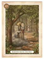 Kirsten - Saves the Day, Moving the Bees - American Girl (Trading Card) # 48 - 1994 Pleasant Company - Mint