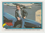 Michael Knight Sitting on Kitt - Knight Rider (Trading Card) # 9 - 1983 Donruss - Mint