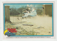 Smashing the Gate - Knight Rider (Trading Card) # 41 - 1983 Donruss - Mint