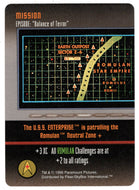 Mission - Balance of Terror (Trading Card) - Star Trek The Card Game - 1996 Skybox - Mint