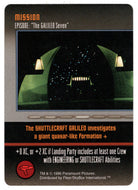 Mission - The Galileo Seven (Trading Card) - Star Trek The Card Game - 1996 Skybox - Mint