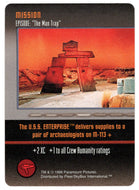 Mission - The Man Trap (Trading Card) - Star Trek The Card Game - 1996 Skybox - Mint