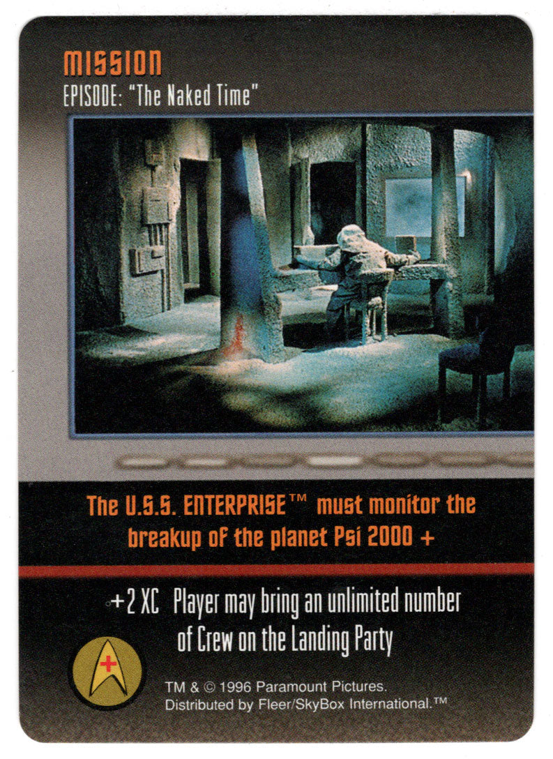 Mission - The Naked Time (Trading Card) - Star Trek The Card Game - 1996 Skybox - Mint
